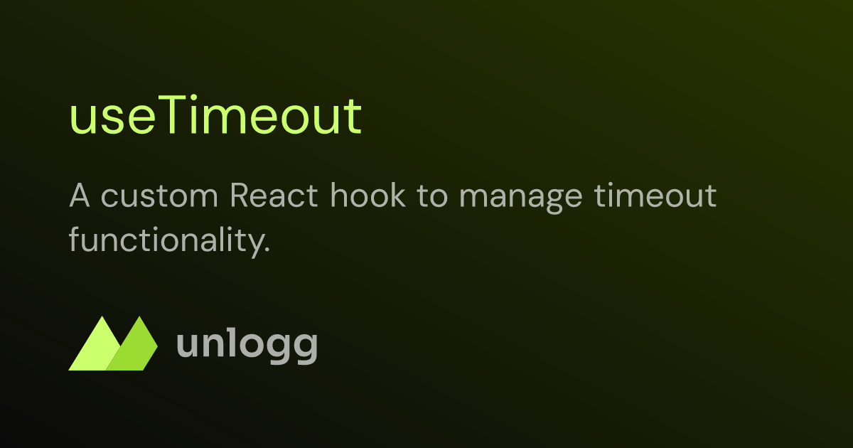 useTimeout